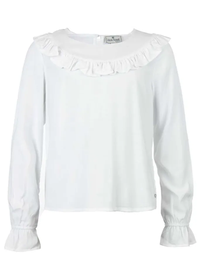 Bluse in Weiß