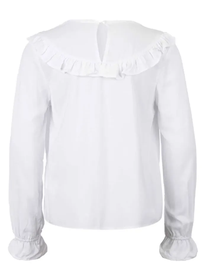 Bluse in Weiß