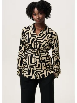 Bluse Leknes in Graphic Print
