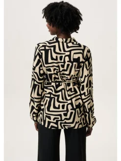Bluse Leknes in Graphic Print