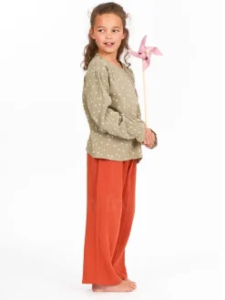 Bluse "Loba" in Khaki