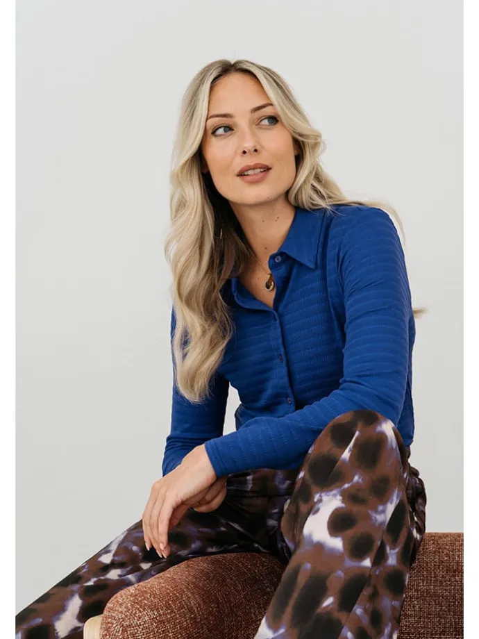 Bluse "Lotte" in Blau