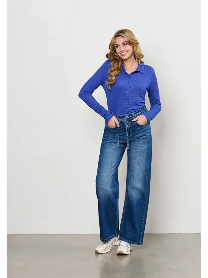Bluse "Lotte" in Blau
