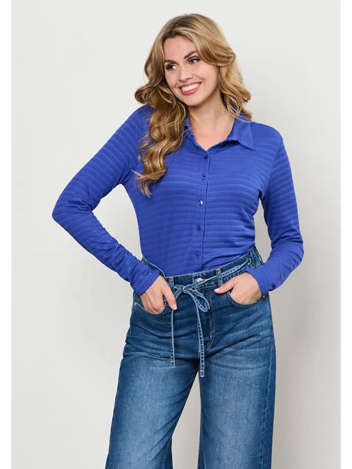 Bluse "Lotte" in Blau