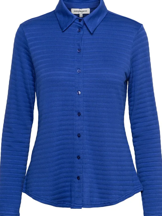 Bluse "Lotte" in Blau