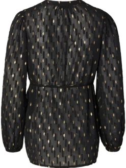 Bluse Malmo in Fancy Black