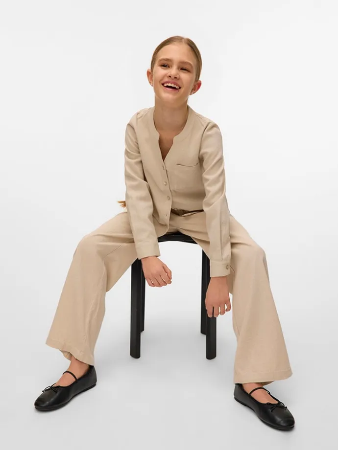 Bluse "Mymilo" in Beige
