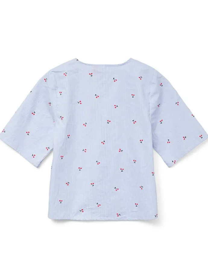 Bluse "Odea" in Hellblau