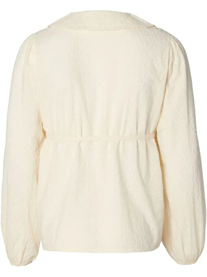 Bluse Ranua in Butter Cream