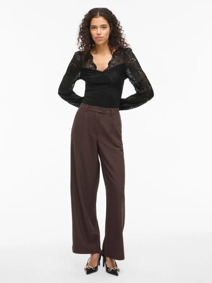 Bluse "Vialia" in Schwarz