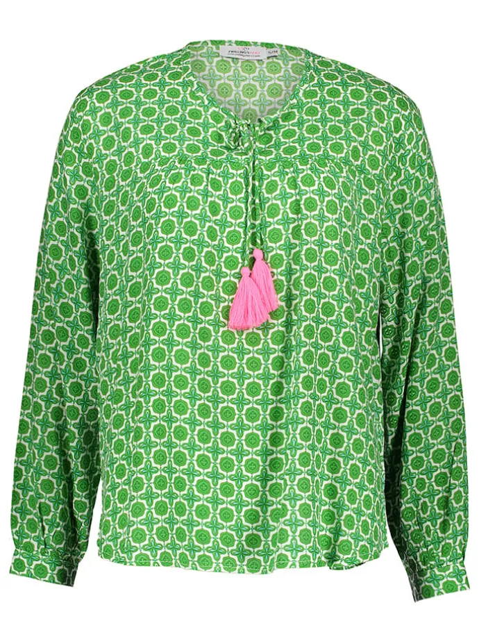 Bluse "Yumi" in Grün