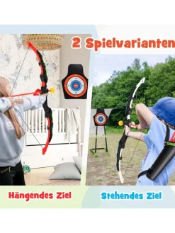 Boden und Pfeil 2er Set für Kinder in Bunt