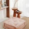 Bodenkissen "Biskuvi" in Rosa - (B)55 x (H)16 x (T)55 cm