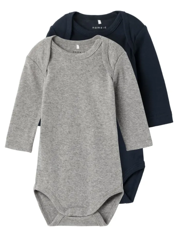 Body langarm 2er Pack in dark sapphire