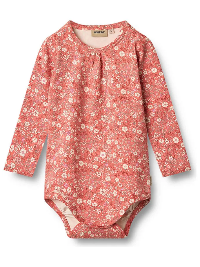 Body "Liv" in Orange/ Weiß