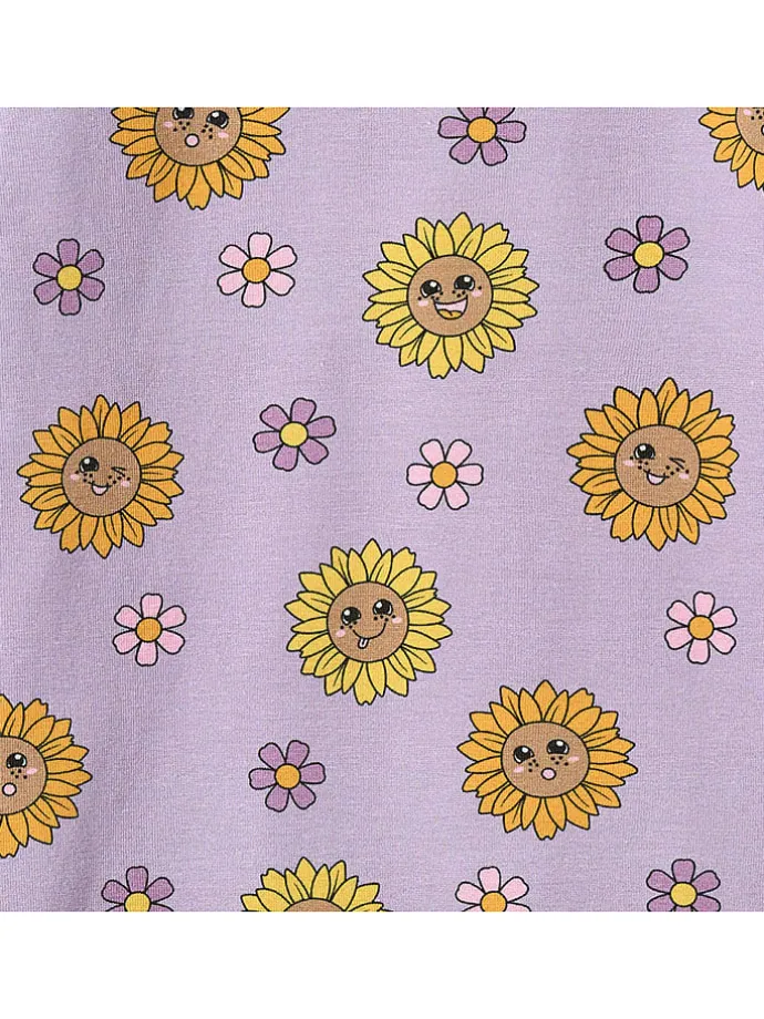 Body "Sonnenblumen" in Lila