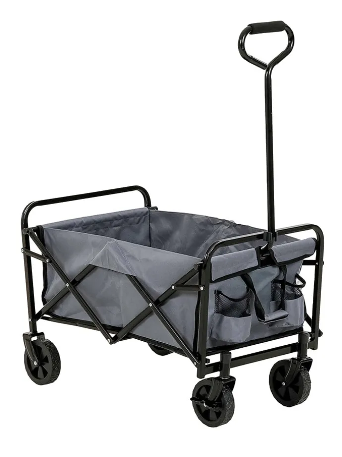 Bollerwagen in Grau