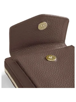 Bologna Leather Handytasche Leder 11 cm in taupe