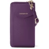 Bologna Leather Handytasche Leder 11 cm in purple