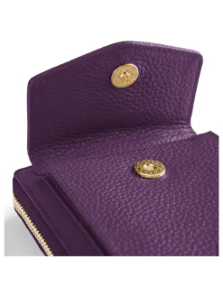 Bologna Leather Handytasche Leder 11 cm in purple
