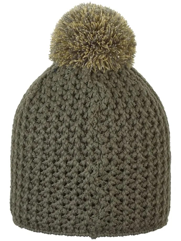 Bommelmütze in Khaki