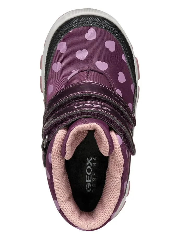 Boots "Flanfil" in Violett/ Rosa