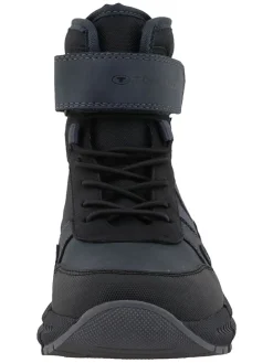 Boots in Dunkelblau/ Schwarz
