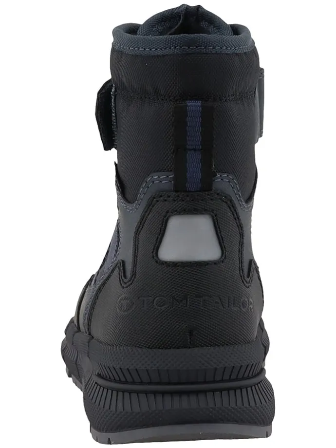Boots in Dunkelblau/ Schwarz