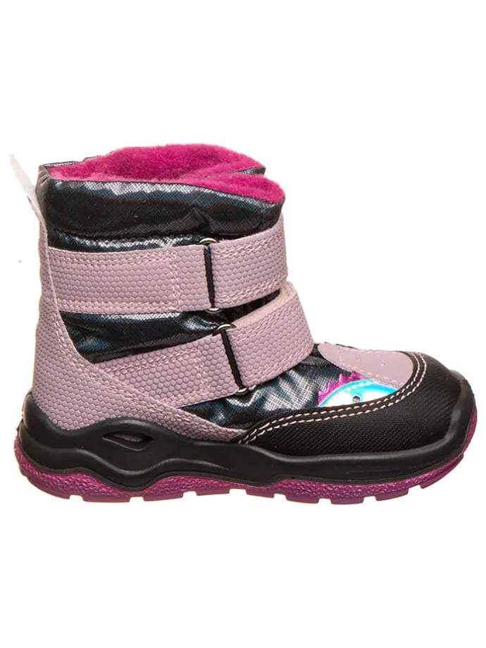 Boots in Rosa/ Schwarz