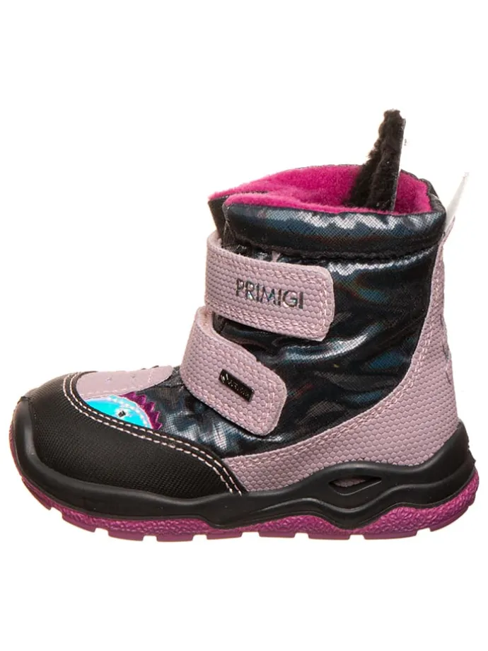 Boots in Rosa/ Schwarz