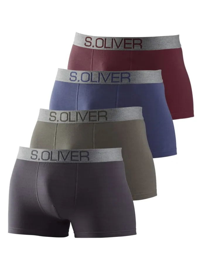 Boxer in bordeaux / marine / khaki / anthrazit