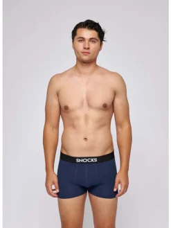 Boxershorts aus Bio-Baumwolle 6 Stück in Mix (Rot/Olive/Blau)