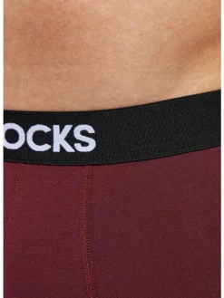 Boxershorts aus Bio-Baumwolle 6 Stück in Mix (Rot/Olive/Blau)