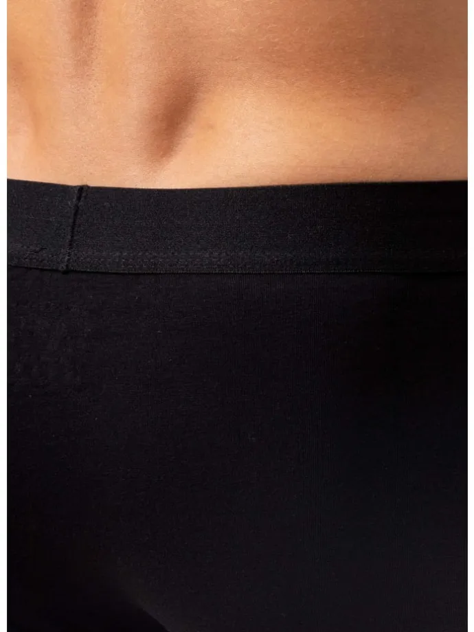 Boxershorts aus Bio-Baumwolle 6 Stück in Schwarz