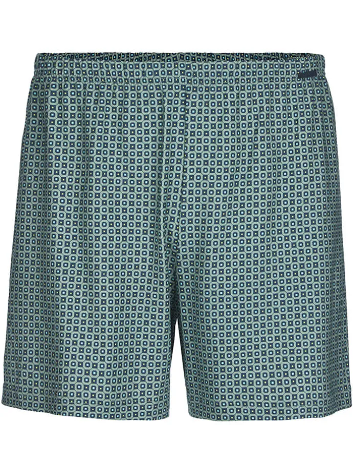 Boxershorts in Grau/ Mint