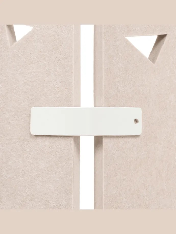 Büro-Raumteiler STARRY in Beige - (W) 240 x (H) 180 x (L) 2 cm