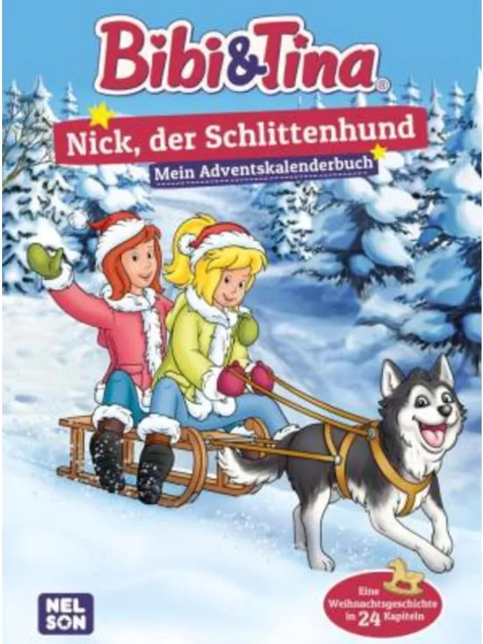 Buch - Bibi & Tina: Nick, der Schlittenhund: Mein Adventskalenderbuch