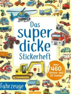 Buch - Das superdicke Stickerheft -  Fahrzeuge