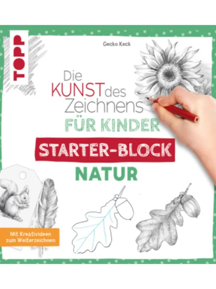 Buch - Die Kunst des Zeichnens für Kinder Starter-Block - Natur