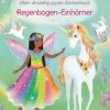 Buch - Mein Anziehpuppen-Stickerbuch: Regenbogen-Einhörner