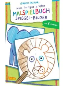 Buch - Mein lustiges großes Malspielbuch: Spiegel-Bilder (ab 6 Jahren)
