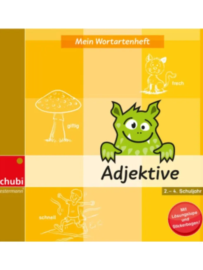 Buch - Mein Wortartenheft: Adjektive