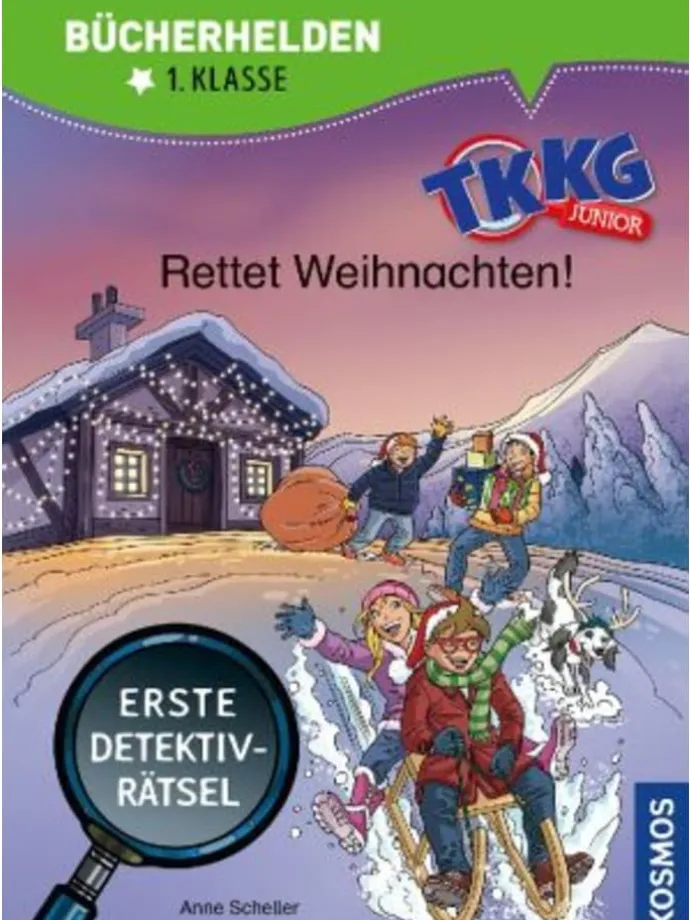 Buch - TKKG Junior, Bücherhelden 1. Klasse, Rettet Weihnachten!