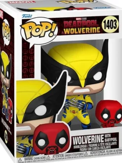 Buddy Deadpool & Wolverine with Babypool Vinyl-Sammelfigur 3+