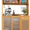 Buffetschrank Bambus in Hellbraun