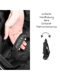 Buggy & Sportwagen Rapid 4 (bis 25 kg) - in schwarz,grau