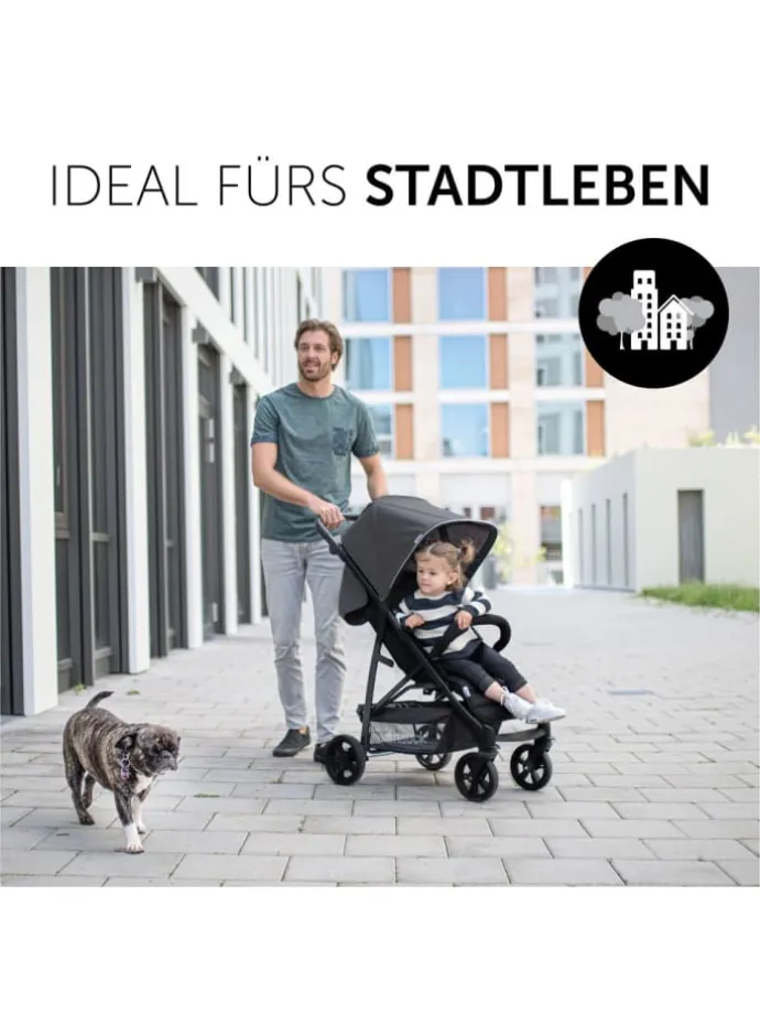 Buggy & Sportwagen Rapid 4 (bis 25 kg) - in schwarz,grau