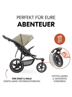 Buggy & Sportwagen Runner 3 (mit großen Luftreifen) in gruen,schwarz