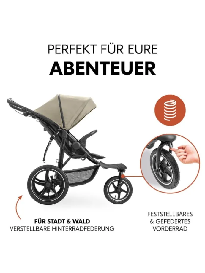 Buggy & Sportwagen Runner 3 (mit großen Luftreifen) in gruen,schwarz