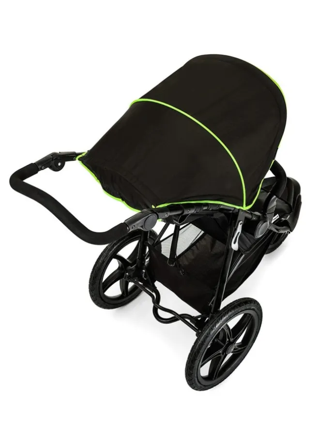 Buggy & Sportwagen Runner mit Luftreifen in schwarz,gruen
